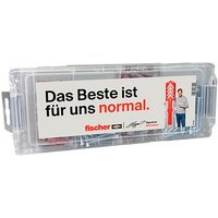 fischer MiniFixTainer - DuoPower + S Klopp 568544 Dübel- und Schrauben-Sortiment, 160 Stück von Fischer