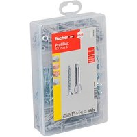 fischer Profi-Box - SX Plus + S 567897 Dübel- und Schrauben-Sortiment, 160 Stück von Fischer