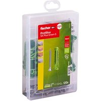 fischer ProfiBox - SX Plus Green S 567898 Dübel- und Schrauben-Sortiment, 120 Stück fischer ProfiBox - SX Plus Green S 567898 Dübel- und Schrauben-Sortiment, 120 Stück von Fischer