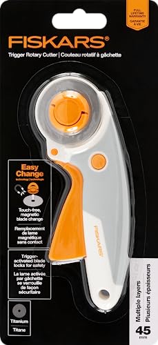 Fiskars® Easy Change Trigger Rollschneider (45 mm) weiß Fiskars® Easy Change Trigger Rollschneider (45 mm) weiß von Fiskars