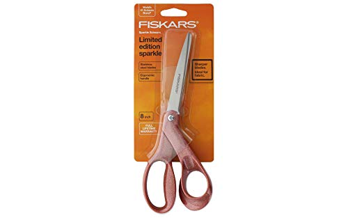 Fiskars 194514-1016 Premier 8in Bent Sparkle Scissors Copper Schere, kupfer von Fiskars