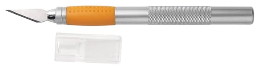 Fiskars Bastelmesser/Cutter, Gesamtlänge: 15,9 cm, Qualitätsstahl/Kunststoff, Silber/Orange, 1003885 von Fiskars