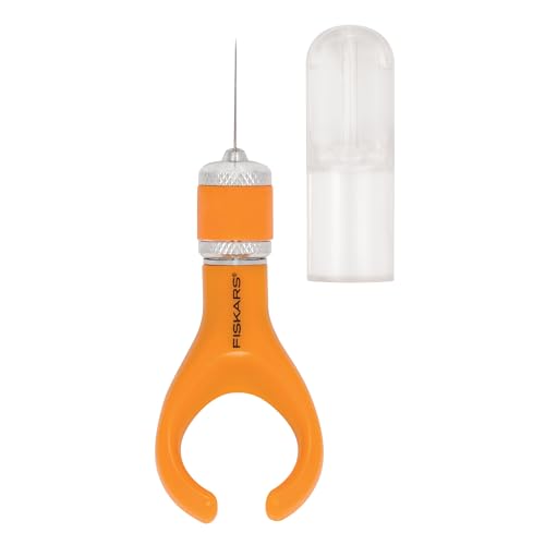 Fiskars Finger-Bastelmesser/Cutter, Für Rechts- und Linkshänder, Gesamtlänge: 10,7 cm, Qualitätsstahl/Kunststoff, Orange, Softgrip, 1024409 Fiskars Finger-Bastelmesser/Cutter, Für Rechts- und Linkshänder, Gesamtlänge: 10,7 cm, Qualitätsstahl/Kunststoff, Orange, Softgrip, 1024409 von Fiskars