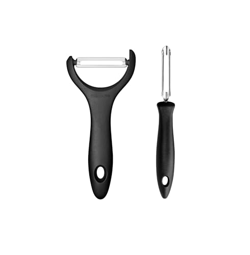 Fiskars - Gemüseschäler Duo Pack - Bewegliche Klinge - Essential Schwarz - Edelstahl Fiskars - Gemüseschäler Duo Pack - Bewegliche Klinge - Essential Schwarz - Edelstahl von Fiskars