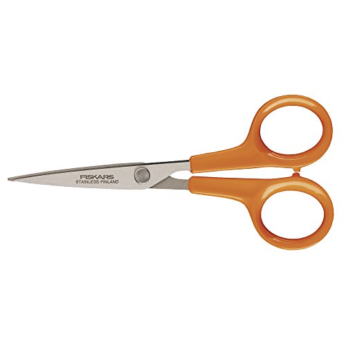Fiskars Handarbeitsschere, Classic, Länge: 13 cm, Für Rechts- und Linkshänder, Rostfreie Stahl-Klinge/Kunststoff-Griffe, Orange, 1005153 Fiskars Handarbeitsschere, Classic, Länge: 13 cm, Für Rechts- und Linkshänder, Rostfreie Stahl-Klinge/Kunststoff-Griffe, Orange, 1005153 von Fiskars
