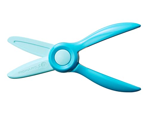 Fiskars Kinderschere, Ab 2 Jahren, Zum Erlernen des Schneidens, Länge: 13 cm, Klingen und Griffe aus Kunststoff, Blaugrün, Starter, 1064066 Fiskars Kinderschere, Ab 2 Jahren, Zum Erlernen des Schneidens, Länge: 13 cm, Klingen und Griffe aus Kunststoff, Blaugrün, Starter, 1064066 von Fiskars