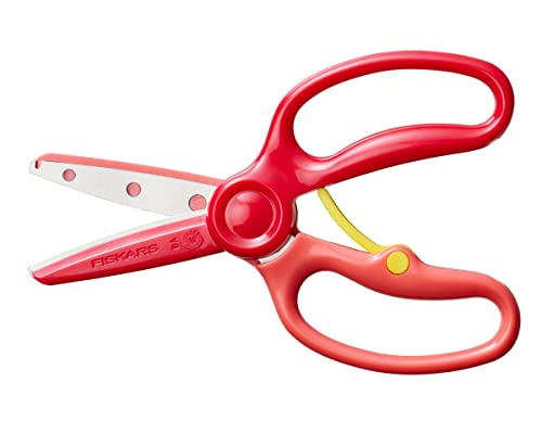 Fiskars Kinderschere, Ab 3 Jahren, Zum Erlernen des Schneidens, Länge: 13 cm, Metall-Klingen mit Kunststoff-Überzug/Kunststoff-Griffe, Rot, Training, 1064067 Fiskars Kinderschere, Ab 3 Jahren, Zum Erlernen des Schneidens, Länge: 13 cm, Metall-Klingen mit Kunststoff-Überzug/Kunststoff-Griffe, Rot, Training, 1064067 von Fiskars