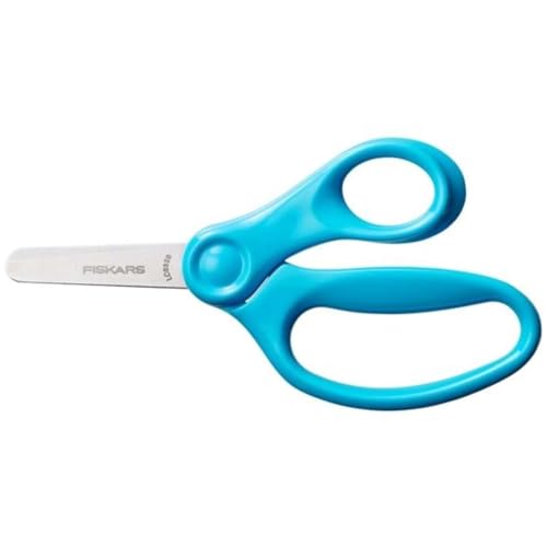 Fiskars Kinderschere, Ab 6 Jahren, Länge: 13 cm, Für Rechts- und Linkshänder, Metall-Klinge/Kunststoff-Griffe, Türkis, 1064072 Fiskars Kinderschere, Ab 6 Jahren, Länge: 13 cm, Für Rechts- und Linkshänder, Metall-Klinge/Kunststoff-Griffe, Türkis, 1064072 von Fiskars