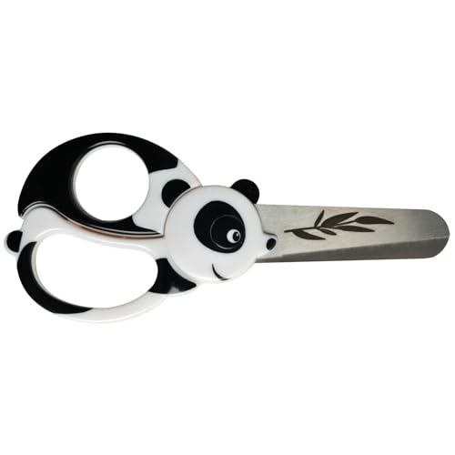 Fiskars Kinder-Tierschere mit Panda-Motiv, Ab 4 Jahren, Länge: 13 cm, Für Rechts- und Linkshänder, Rostfreie Stahl-Klinge/Kunststoff-Griffe, Weiß/Schwarz, 1004613 Fiskars Kinder-Tierschere mit Panda-Motiv, Ab 4 Jahren, Länge: 13 cm, Für Rechts- und Linkshänder, Rostfreie Stahl-Klinge/Kunststoff-Griffe, Weiß/Schwarz, 1004613 von Fiskars