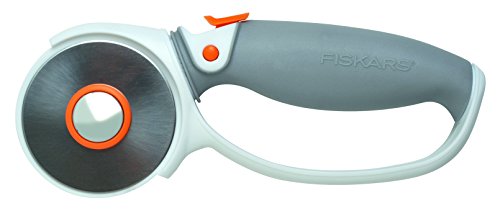 Fiskars Titan-Rollmesser, Ø 60 mm, Für Rechts- und Linkshänder, Orange/Weiß/Grau, 1004753 von Fiskars
