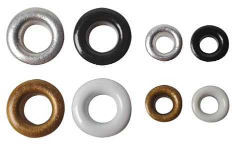 Fiskars Ösen in 2 verschiedenen Größen, Ø 3,2 mm & 4,8 mm, Rund, 120 Stück, Bunt, 1004719 Fiskars Ösen in 2 verschiedenen Größen, Ø 3,2 mm & 4,8 mm, Rund, 120 Stück, Bunt, 1004719 von Fiskars