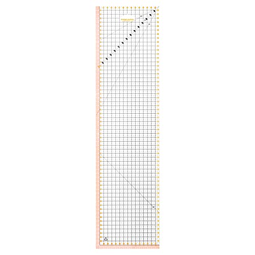 Fiskars Patchwork-Lineal, 15 x 60 cm, Hervorgehobene 1-cm-Nahtzugabe, Unterbrochene Halbzentimeter-Rasterlinien, Winkel-Linien, PET-Kunststoff, 1066360 Fiskars Patchwork-Lineal, 15 x 60 cm, Hervorgehobene 1-cm-Nahtzugabe, Unterbrochene Halbzentimeter-Rasterlinien, Winkel-Linien, PET-Kunststoff, 1066360 von Fiskars
