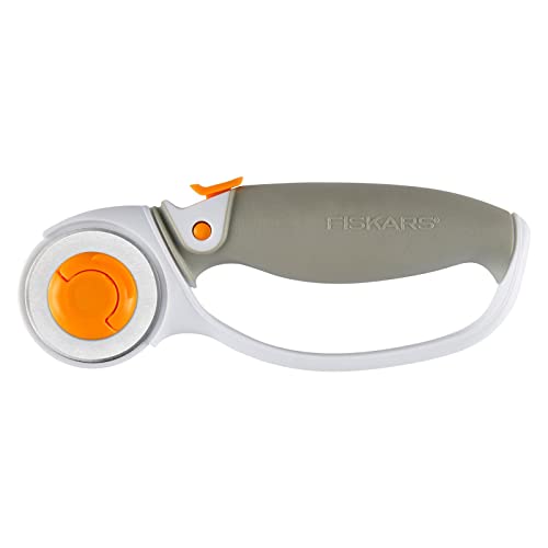 Fiskars Rollmesser Ø 45 mm, Mit Komfortgriff, Titankarbid, Orange/Weiß, 1003861 Fiskars Rollmesser Ø 45 mm, Mit Komfortgriff, Titankarbid, Orange/Weiß, 1003861 von Fiskars