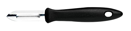 Fiskars Schäler mit rostfreier Stahlklinge für Obst und Gemüse, Kunststoff/Edelstahl, Klingenlänge: 6 cm, Essential, Schwarz/Silber, 1065585 Fiskars Schäler mit rostfreier Stahlklinge für Obst und Gemüse, Kunststoff/Edelstahl, Klingenlänge: 6 cm, Essential, Schwarz/Silber, 1065585 von Fiskars