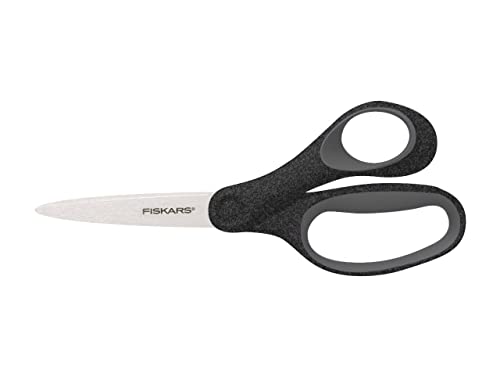 Fiskars Schülerschere, Schere für Kinder ab 12 Jahren, Rechtshändig, SoftGrip, Gesamtlänge: 18 cm, Edelstahl-Klingen, Glitzerndes Schwarz, 1067859 Fiskars Schülerschere, Schere für Kinder ab 12 Jahren, Rechtshändig, SoftGrip, Gesamtlänge: 18 cm, Edelstahl-Klingen, Glitzerndes Schwarz, 1067859 von Fiskars
