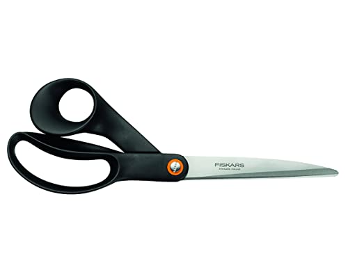 Fiskars Universalschere, Gesamtlänge: 24 cm, Qualitätsstahl/Kunststoff, Functional Form, Schwarz, 1019198 von Fiskars