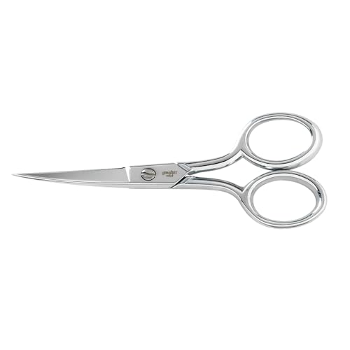 Gingher Appliqu" Schere, 15,2 cm, Paddelform, für Handarbeiten und Teppichherstellung, silberfarben Gingher Appliqu" Schere, 15,2 cm, Paddelform, für Handarbeiten und Teppichherstellung, silberfarben von Gingher