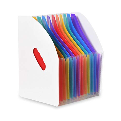 KXF Fächermappe, 13 Taschen, Kunststoff, A4, Ziehharmonika, erweiterbarer Aktenordner, Schreibtisch-Aufbewahrungsbox, selbststehend, tragbar, Akkordeon-Aktenhalter, Heimbüro, Dokumente, KXF Fächermappe, 13 Taschen, Kunststoff, A4, Ziehharmonika, erweiterbarer Aktenordner, Schreibtisch-Aufbewahrungsbox, selbststehend, tragbar, Akkordeon-Aktenhalter, Heimbüro, Dokumente, von KXF
