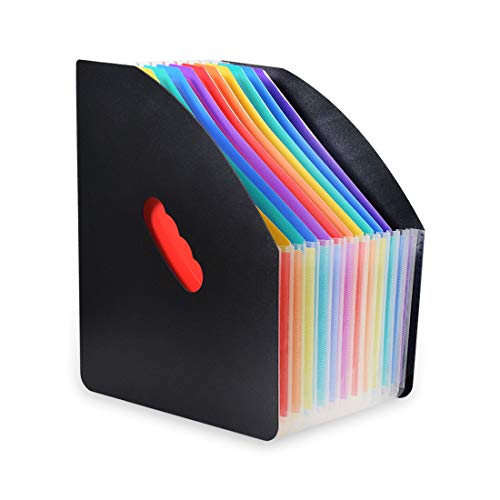 KXF Fächermappe, 13 Taschen, Kunststoff, A4, Ziehharmonika, erweiterbarer Aktenordner, Schreibtisch-Aufbewahrungsbox, selbststehend, tragbar, Akkordeon-Aktenhalter, Heimbüro, Dokumente, KXF Fächermappe, 13 Taschen, Kunststoff, A4, Ziehharmonika, erweiterbarer Aktenordner, Schreibtisch-Aufbewahrungsbox, selbststehend, tragbar, Akkordeon-Aktenhalter, Heimbüro, Dokumente, von KXF
