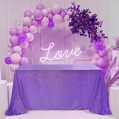 Fitable Pailletten-Tischdecke für Partys, 152,4 x 213,4 cm, glitzernde Tischdecke, Laser-rechteckig, für Hochzeit, Babyparty, Zeremonie, Geburtstag, Kuchen, Urlaub, Bankett, Dekoration, lila Fitable Pailletten-Tischdecke für Partys, 152,4 x 213,4 cm, glitzernde Tischdecke, Laser-rechteckig, für Hochzeit, Babyparty, Zeremonie, Geburtstag, Kuchen, Urlaub, Bankett, Dekoration, lila von Fitable