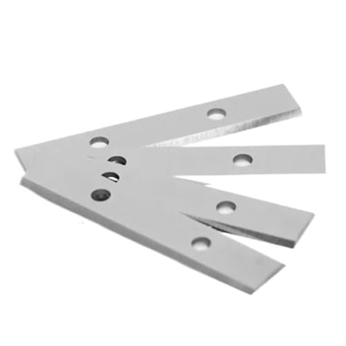 10 stücke Hartmetall Einsätze Cutter Klingen 60x12x1,5mm Farbe Schaber for Oberflächen Nut Helical Hobel Köpfe von Fitaulip