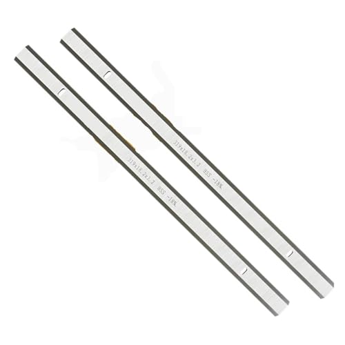 2 Stücke HSS Dicke Holzhobelmesser 319x18,2x3,2mm 2-schneidiges Messer for ETP1531AK JWP-12 MA1931 von Fitaulip