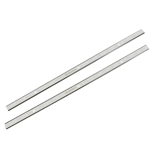 2 stücke 13 "333x12x1,5mm Dicke Hobel Klingen Zweischneidiges Messer for 22-580 TP300 DH330 AP1300 WoodTool von Fitaulip