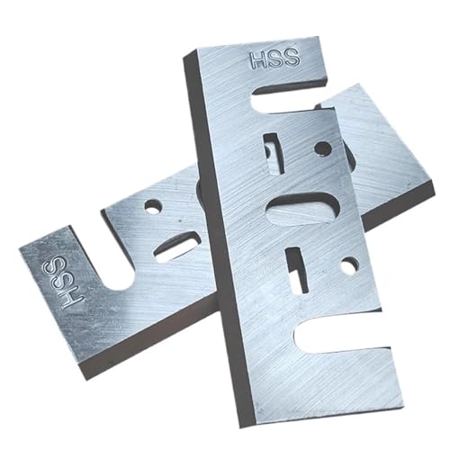 2 stücke 82mm Hand Hobel Klingen Ersatz for 1900B KP0800 Metabo DEWALT D26676 DW680 82x29x3mm von Fitaulip
