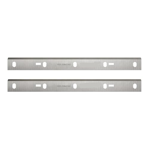 2PCS HSS Hobel Klinge 258x22x2mm Dicke Messer Ersatzteil for HMS1070 PT-250 von Fitaulip