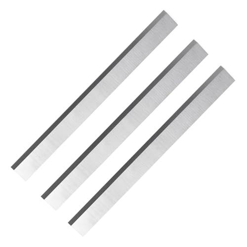 3 Stück 205 x 20 mm Hobelmesser HSS Ersatz for J200 und Jointer-Messer oder alle Dickenhobel von Fitaulip