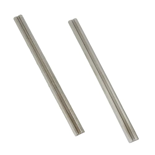 4Pcs Wood Planer Blade Reversible Knives 82x5.5x1.1mm Woodworking Tool For EH102 HB750 HBE800 von Fitaulip
