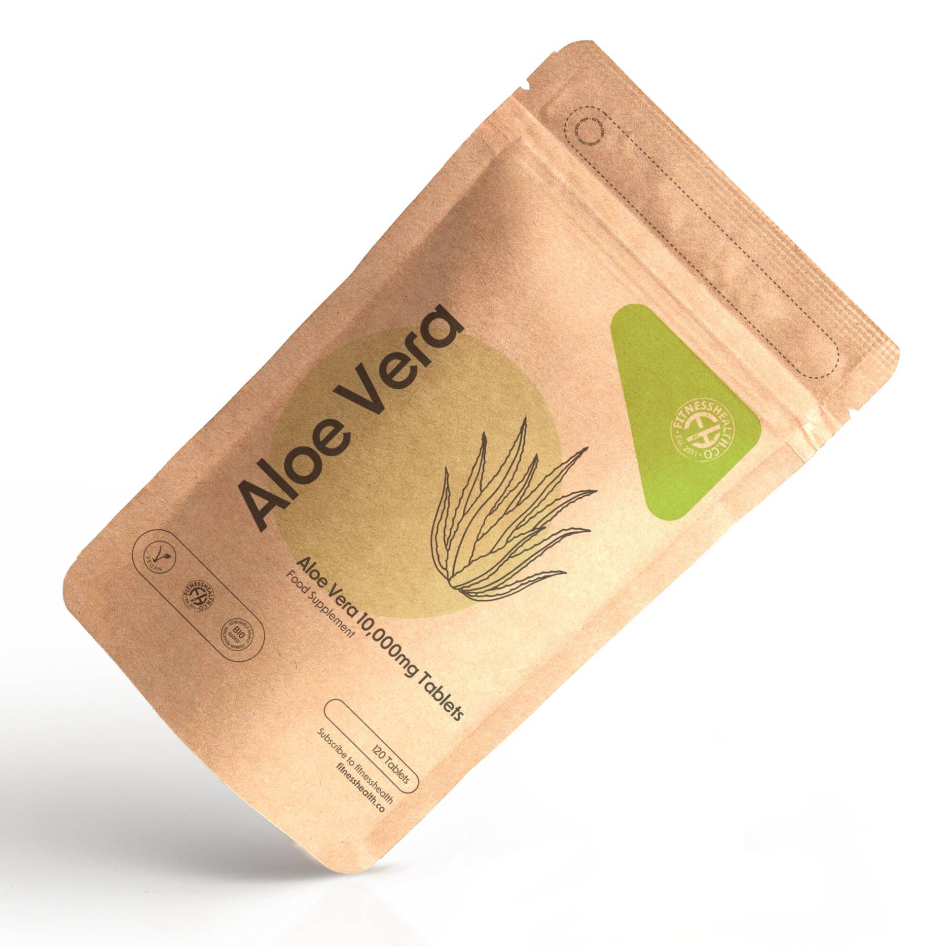 Aloe Vera Tabletten 10000Mg - Darmreinigung Pflanzensaftextrakt Kunststofffrei Vegan Uk 120 von FitnessHealthLtd