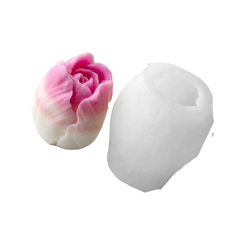 Silikonformen für Blumen, Kerzen, Epoxidharz, Seife, Gussstücke, Tulpen, Pflaster, Seife, Silikonform, Blumen, Kerzen, Tulpen, Gießen, Bastelbedarf von Fitooles