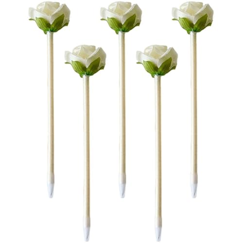 5-teiliges Rosen-Kugelschreiber-Set, Neuartige Rosen-blumenstifte, Schreibkugelschreiber, Schreibwarenstifte, Lustige Stifte Für Studenten, Büro, Schulbedarf 5-teiliges Rosen-Kugelschreiber-Set, Neuartige Rosen-blumenstifte, Schreibkugelschreiber, Schreibwarenstifte, Lustige Stifte Für Studenten, Büro, Schulbedarf von Fituenly