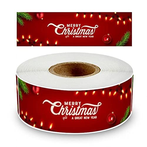 Fituenly 120 Stück Frohe Weihnachten-Aufkleber, Rechteckig, Für Feiertage, Dekorative Geschenke, Etiketten, Abziehbilder, Weihnachten, Für Geschäftspakete, Geschenkverpackungen Fituenly 120 Stück Frohe Weihnachten-Aufkleber, Rechteckig, Für Feiertage, Dekorative Geschenke, Etiketten, Abziehbilder, Weihnachten, Für Geschäftspakete, Geschenkverpackungen von Fituenly