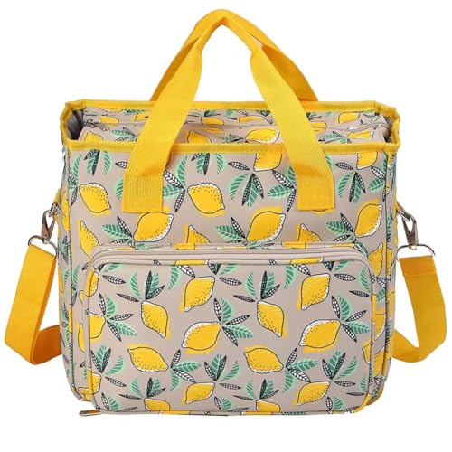 Fituenly Garntasche, Häkeltasche, Stricktasche, Garntasche, Organizer Für Projekte, Garnknäuel, Häkeln, Stricknadeln, Maschenhalter Und Anderes Zubehör von Fituenly