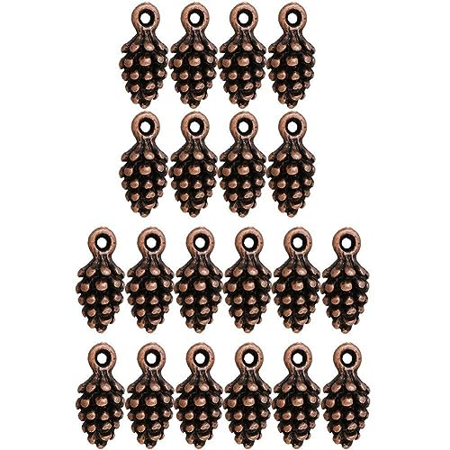 Fituenly Kiefernzapfen Kleiner Anhänger 20 Stück Weihnachtsnüsse Anhänger Legierung 3D Eichel Anhänger DIY Halskette Armband Ohrringe Schmuckzubehör Fituenly Kiefernzapfen Kleiner Anhänger 20 Stück Weihnachtsnüsse Anhänger Legierung 3D Eichel Anhänger DIY Halskette Armband Ohrringe Schmuckzubehör von Fituenly