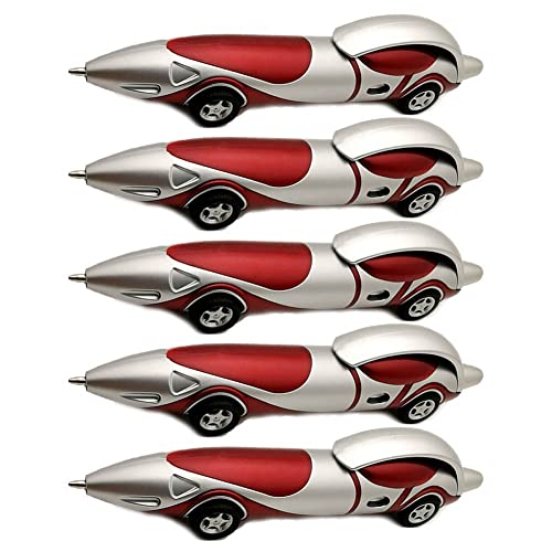 Fituenly Tintenroller, 5 Stück, Kugelschreiber in Autoform, Lustiger Stift, Kunststoff-spannkopfstift Für Büro Und Schule Fituenly Tintenroller, 5 Stück, Kugelschreiber in Autoform, Lustiger Stift, Kunststoff-spannkopfstift Für Büro Und Schule von Fituenly