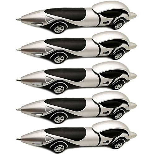 Fituenly Tintenroller, 5 Stück, Kugelschreiber in Autoform, Lustiger Stift, Kunststoff-spannkopfstift Für Büro Und Schule Fituenly Tintenroller, 5 Stück, Kugelschreiber in Autoform, Lustiger Stift, Kunststoff-spannkopfstift Für Büro Und Schule von Fituenly
