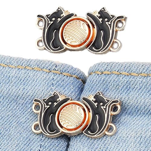 Fituenly Verstellbare Taillenschnalle 2pcs Taillenstrahlclip Angespannen Am Abnehmbarer Jeans -Taste -Stift Für Kleiderhosen Jeans Fituenly Verstellbare Taillenschnalle 2pcs Taillenstrahlclip Angespannen Am Abnehmbarer Jeans -Taste -Stift Für Kleiderhosen Jeans von Fituenly