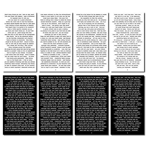 Inspirierende Aufkleber Netten Worten, 8 Blätter, Selbstklebende, Motivierende Zitat-aufkleber, Small Talk-aufkleber-serie Für Scrapbook-notizbuch von Fituenly