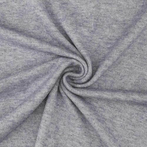 Strickstoff Max, leichte Qualität, melange dunkeljeans (Länge am Stück: ab 0,50m / Breite: 150cm) von Fitzibiz