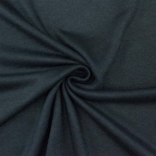 Strickstoff Max, leichte Qualität, melange marine (Länge am Stück: ab 0,50m / Breite: 150cm) von Fitzibiz