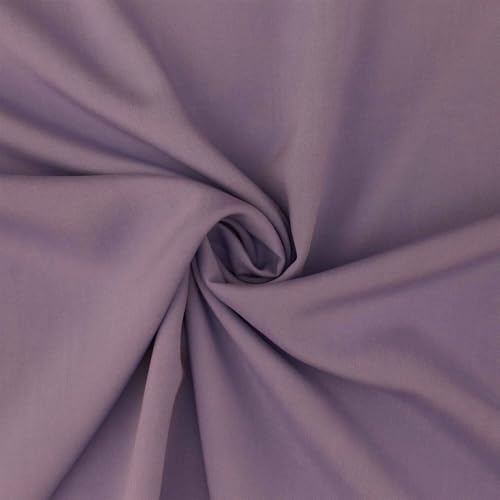 Viskose Stoff zum Nähen, leichter Blusenstoff, uni aubergine (Länge am Stück: ab 50cm / Breite: 135cm) von Fitzibiz