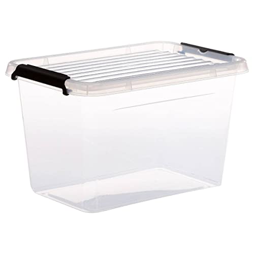 5five - transparente plastikdose "clip n box" 6,5l von 5 five simply smart