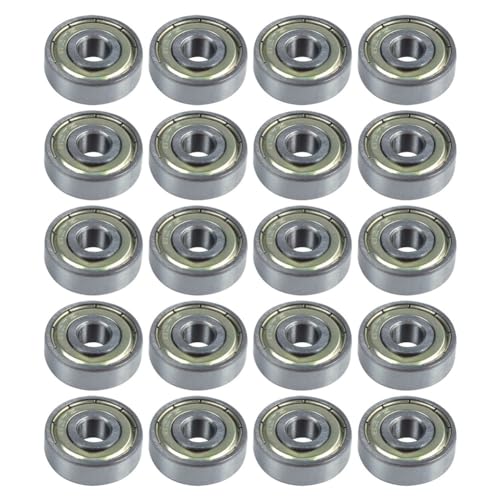 Fivetwofive 20X Silber Metall 627Z Rillenkugellager Kugellager 7mm X 22mm X 8mm Fivetwofive 20X Silber Metall 627Z Rillenkugellager Kugellager 7mm X 22mm X 8mm von Fivetwofive