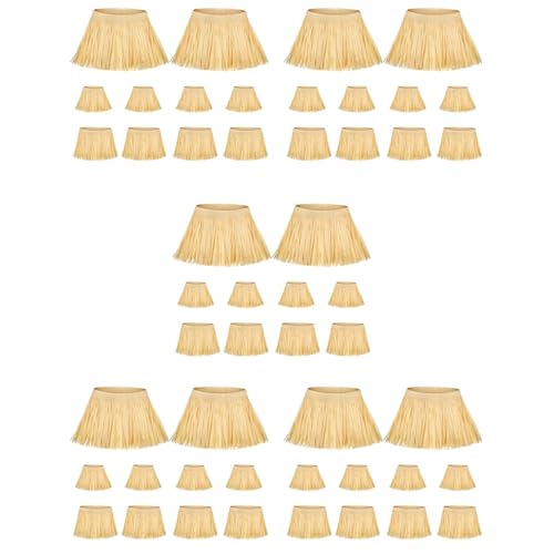 Fivetwofive 50 StüCk Vogelscheuche Stroh Kit Papier Vogelscheuche KostüM ZubehöR Hals Arm und KnöChel Krawatten für ZubehöR von Fivetwofive
