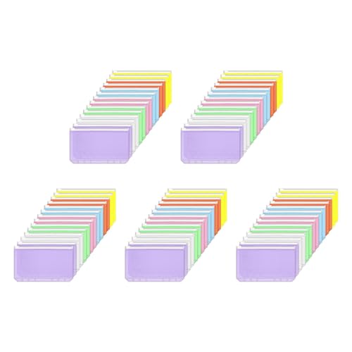 Fivetwofive 70 StüCk Ordnertaschen A6 GrößE 6 LöCher Ordner ReißVerschlussordner Wasserdichte Pvc-Lose-Blatt- für 6-Ringbuch-Notizbuch Fivetwofive 70 StüCk Ordnertaschen A6 GrößE 6 LöCher Ordner ReißVerschlussordner Wasserdichte Pvc-Lose-Blatt- für 6-Ringbuch-Notizbuch von Fivetwofive