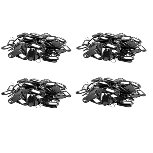 Fivetwofive SchlüSselringanhäNger (400 StüCk, Schwarz) von Fivetwofive