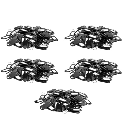Fivetwofive SchlüSselringanhäNger (500 StüCk, Schwarz) von Fivetwofive